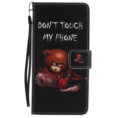 

Black Bear Design PU Leather Flip Cover Wallet Card Holder Case for SAMSUNG J7Prime