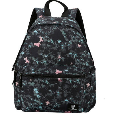 

Love wahshi (OIWAS) shoulder bag handbags Korean printing casual women backpack college wind students bag 4279S leaf pattern