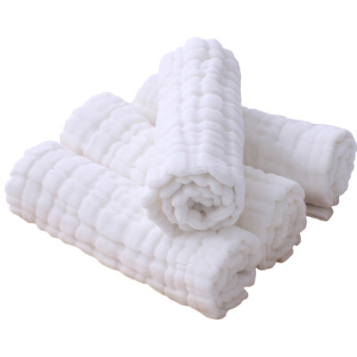 

like baby elepbaby baby square towel cotton washed gauze saliva towel bath towel 6 layer thickening 30X30CM 6