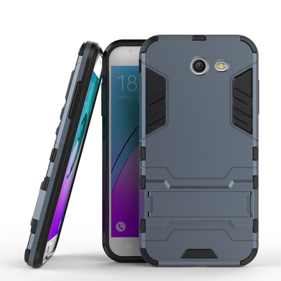 

Dark blue Slim Robot Armor Kickstand Shockproof Hard Rugged Rubber Back Case For SAMSUNG GALAXY J3 Prime