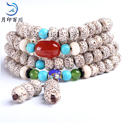 

Moon India Stellar Volkswagen Bodhi 108 bracelet women multi-layer multi-lingual hand lunar bracelet bracelet