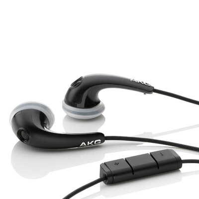 

AKG K318 Ear Earphone Stereo Music Headset Apple Phone Call Headset Black