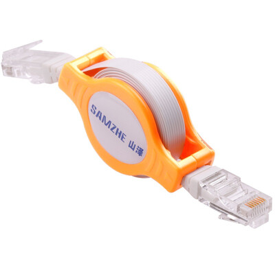 

Shanze (SAMZHE) SM-SS02 RJ45 ультра-пяти телескопический кабель 1,5 метра оранжевый