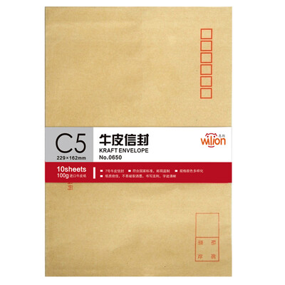 

HUILANG No. 0650-7 (huilang) кожа конверт почта стандартный конверт 10 (один пакет)