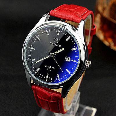 

Ya Zhuo Lun fashion watches 2017 spring new Korean men and women fashion models blue light luminous YZL0568TH-1