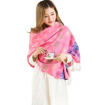 

A Ningxue Ainingxue Variety Shawl Многофункциональный шарф шарф женский весна и лето длинный абзац дикий шорт без рукавов кардиган кондиционер шаль WC19 розовый