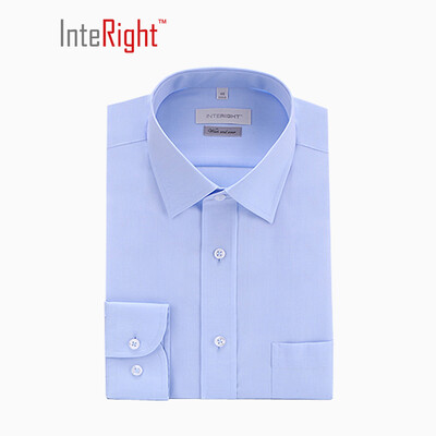 

INTERIGHT 100 cotton washing machine free hot shirt business men long sleeve white 39 yards