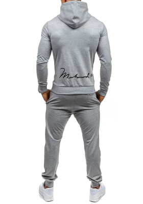 

Hot Fashion Mens Hooded Sports Sweatsuit Jogging Suit