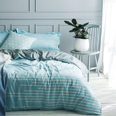 

DAPU cotton bed set/bed kit (duvet cover/bedsheet/pillowcase)