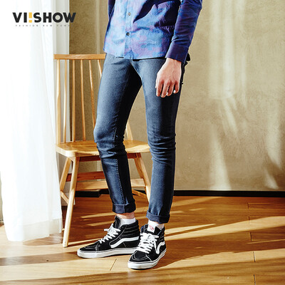 

Wei Xiu (viishow) jeans men straight trend trousers youth young and old European and American jeans male NC13781711 gray blue XXL