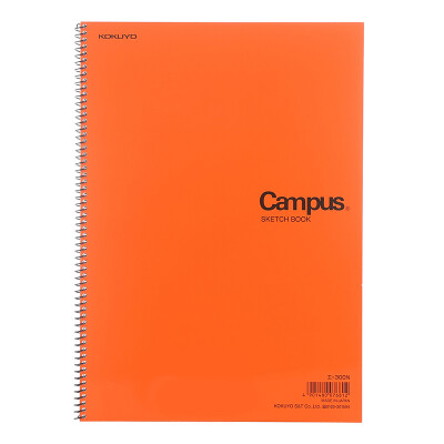 

KOKUYO Japan imported Campus spiral binding sketch book picture of the sketch the student art paper A3- 20 pages E-408N