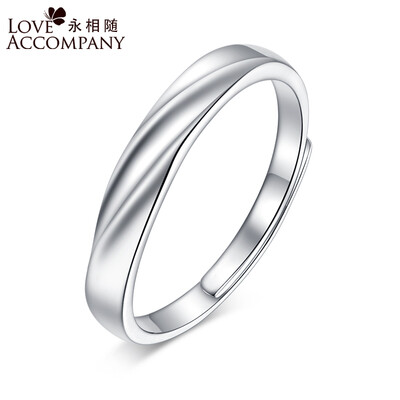 

Forever love life with s925 silver couple rings ring on the ring ring female silver