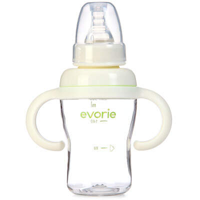 

IVORY Learning cup Tritan Terry permeable cup with handle baby pacifier baby cup 200ml 3 months color random AF-104