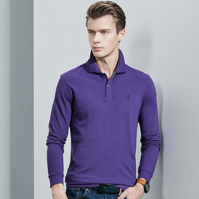 

DANCING WOLVES Футболка с длинным рукавом для мужчин с длинными рукавами 679306505 Deep Purple 175 / 92A