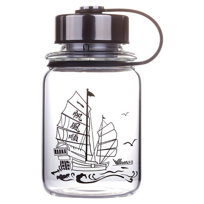 

Jingdong Supermarket] Huaya WAYA single-layer large capacity glass HLD6-700 portable outdoor cups with cups 700ml