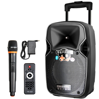 

TEMEISHENG A4-6 квадратный танец портативный Bluetooth динамик портативный аудиокарты мощный усилитель мощности
