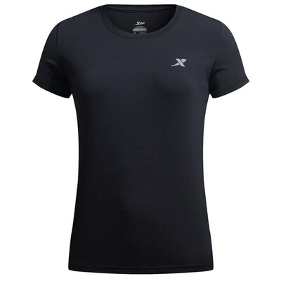 

【Jingdong Supermarket】 Xtep (XTEP) Women's short-sleeved moisture perspiration breathable light and colorful fashion leisure short T 883228019082 fluorescent green L