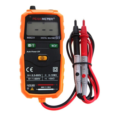 

PEAKMETER Non-Contact Mini Digital Multimeter DC AC Voltage Current Tester HYELEC MS8232 Ammeter Multitester