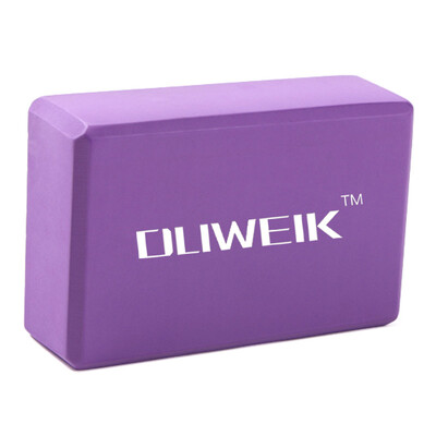 

Deweyer Yoga Bricks High Density EVA Violet Green Yoga Auxiliary Bubble Brick Dance Auxiliary Supplies Purple