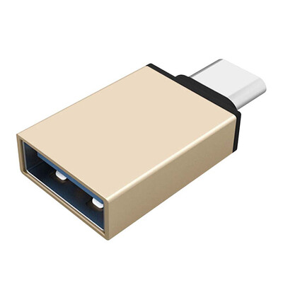 

Biyer Type-c turn USB30 adapter Andrews data line conversion head phone OTG support millet 5 music as 2 Huawei P9 then U disk mouse keyboard hard disk Tu Hao gold