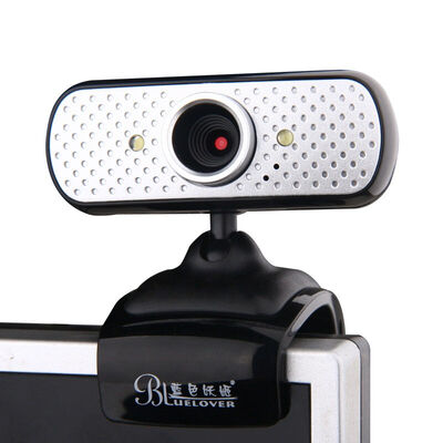 

Blue bans (BLUELOVER) camera desktop computer notebook video conferencing webcam HD 720P / S70 black