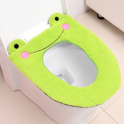 

【Jingdong Supermarket】 FOOJO wealthy cute cartoon toilet cushion toilet sets sweat sweat sitting fence frog