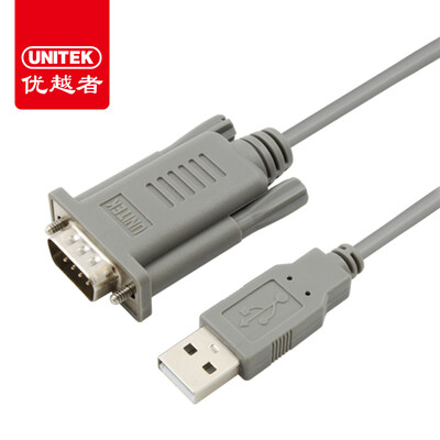 

(UNITEK) usb to serial 3 meters DB9 pin com port adapter usb to rs232 serial converter cash register label printer serial line Y-1050B