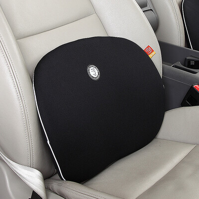 

GiGi car waist waist pillow G-1608 space memory cotton car office with scallops cushions waist cushions black