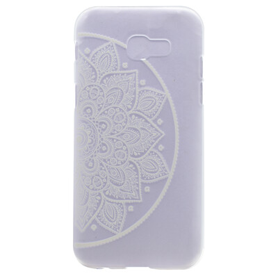 

Flower of semicircle Pattern Soft Thin TPU Rubber Silicone Gel Case Cover for Samsung Galaxy A3 2017A320
