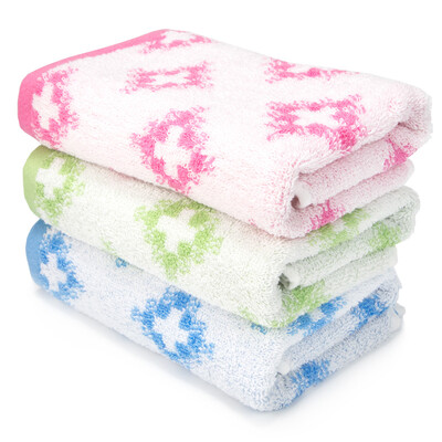 

Matt towel textile yarn-dyed jacquard comfortable soft Imagination surface towel 3 Pack 32 72cm 85g