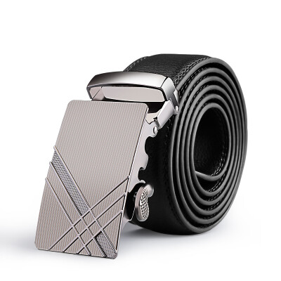 

PADIEOE men's belt business casual automatic buckle leather belt belt belt PD160336 black