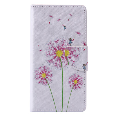 

Pink Dandelion Design PU Leather Flip Cover Wallet Card Holder Case for HUAWEI P9 MINI
