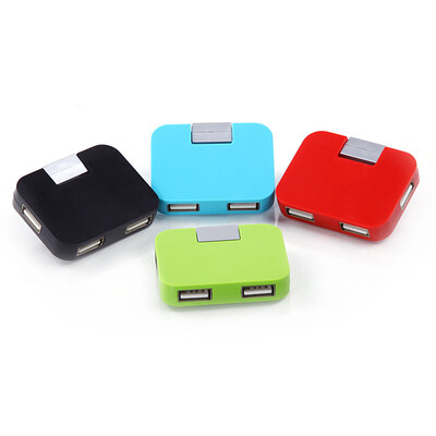 

Творческий квадратный Концентратор /USB2.0 высокоскоростной USB HUB разветвитель / HUB хаб в четырех