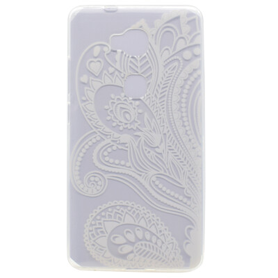 

Half flower Pattern Soft Thin TPU Rubber Silicone Gel Case Cover for Huawei Honor 5X