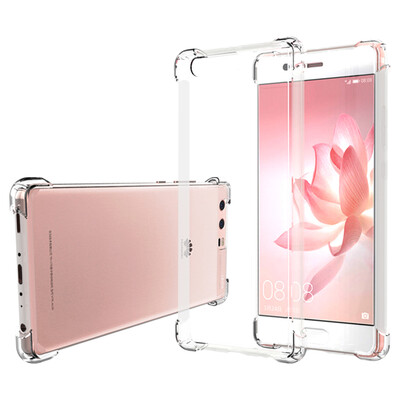 

P9 ESCASE Huawei телефон оболочки / защитный рукав Huawei P9 телефон устанавливает все включено НПБ TPU проникновения мягкой оболочки черный DROP