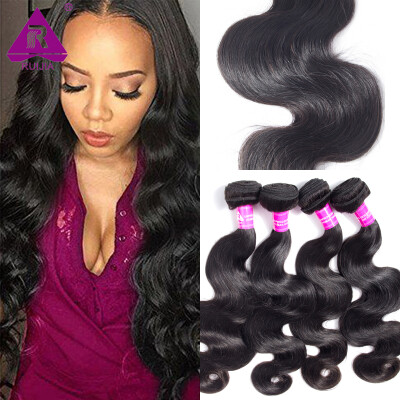 

8A Peruvian Virgin Hair Body Wave 4 Bundles Peruvian Body Wave Virgin Hair Best Body Peruvian Hair Bundles Human Hair Extensions