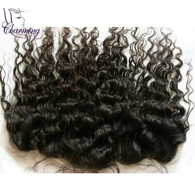 

Malaysian Curly Lace Frontal 13x4 Ear To Ear Virgin Human Hair Full Lace Frontal With Baby Hair Curly Hair Lace Frontal