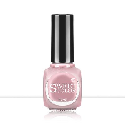 

Sweet Color Nail Polish Healthy Tasteless Baked Powder Salmon Fish Sh510 12ml (French Ingredients Quick Dry Durable Nail Pink