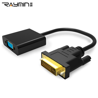 

Rui Ming LA370501 Переходник DVI-VGA-адаптера DVI (24 + 1) toVGA с разъемами на женский дисплей