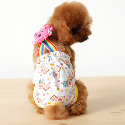 

Huayu pet hoopet dog menstrual physical pants belts pants small dog teddy magic bear pants S