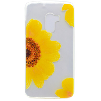 

Sunflower Pattern Soft Thin TPU Rubber Silicone Gel Case Cover for Lenovo Vibe K4 NoteA7010