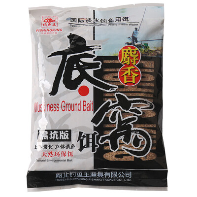 

Fishing king fish bait fish eat musk bottom nest nest bait basic bait 500g black pit version