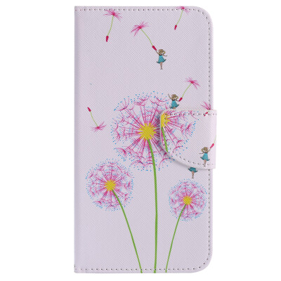 

Pink Dandelion Design PU Leather Flip Cover Wallet Card Holder Case for Google Pixel