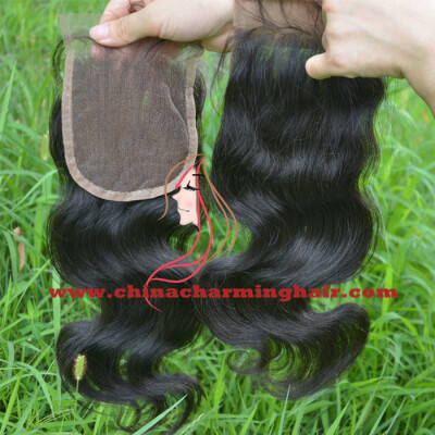 

Malaysian Virgin Hair Lace Closure Bleached Knots Malaysian Body Wave Closure Middle/Free/ 3 Part Lace Closure