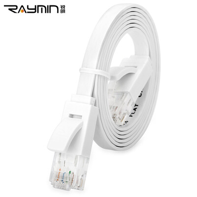 

Rui Ming RM6610WH супер шесть типов гигабитного плоского кабеля без кислородной меди 10 м белый 8-жильный