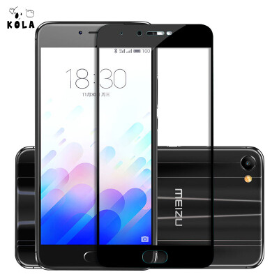 

KOLA Meizu Blue Blue T-coated film full-screen cover mobile phone protective film for the charm of blue X black