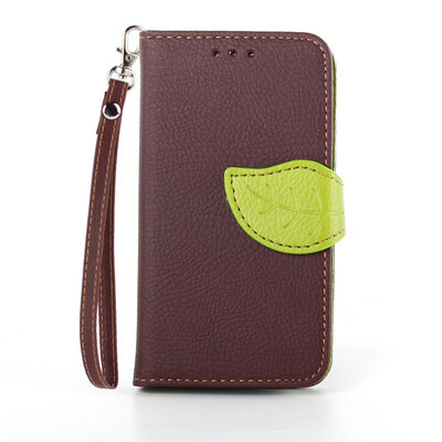 

Brown Design PU Leather Flip Cover Wallet Card Holder Case for Samsung Galaxy S3 Mini/I8190N