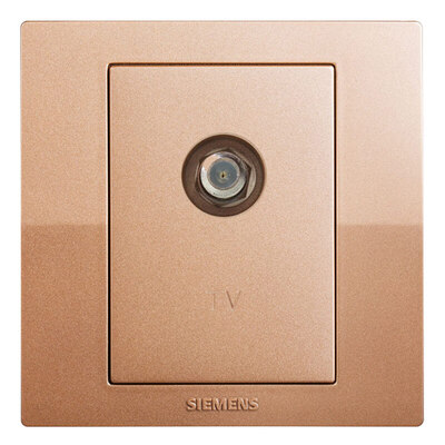 

Siemens SIEMENS 5UH80353NC03 switch socket Yue move broadband TV socket champagne gold