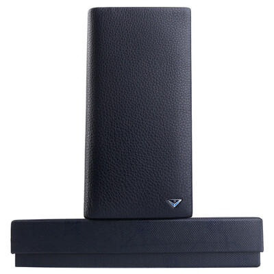 

Pierre Cardin pierrecardin men wallet fashion business cross money wallet wild leather box folder gift box P6A515502-54G blue with certificate folder