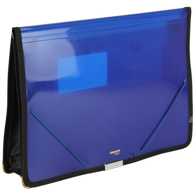 

Jindeli SA602 A4 transparent storage space package briefcase blue